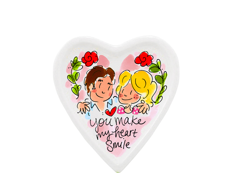 grot uitgebreid Reis Blond Amsterdam Petit Four Smile Heart Valentijn 2020 - HunebedCity
