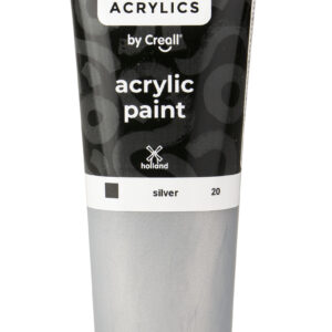 Creall Studio Acryllics Paint 120 ml Tube Silver 20