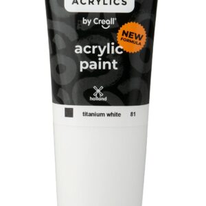 Creall Studio Acryllics Paint 120 ml Tube Titanium White 81