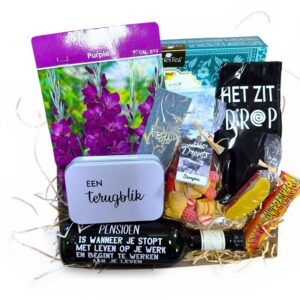 Pensioen Cadeau Pakket Rood