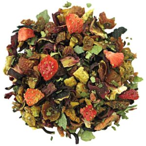 Aardbei Slagroom Thee (zwart)