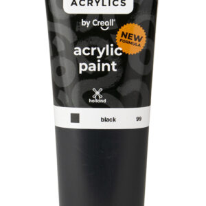 Creall Studio Acryllics Paint 120 ml Tube Black 99