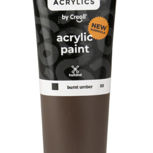 Creall Studio Acryllics Paint 120 ml Tube Burnt Umber 69