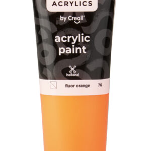Creall Studio Acryllics Paint 120 ml Tube Fluor Orange 76