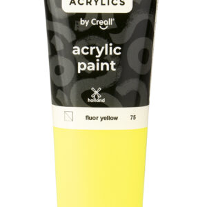 Creall Studio Acryllics Paint 120 ml Tube Fluor Yellow 75