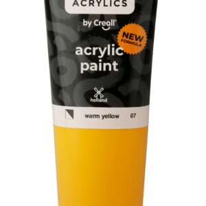 Creall Studio Acryllics Paint 120 ml Tube Warm Yellow 07