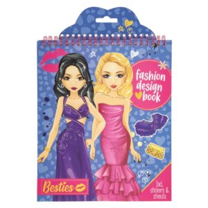 Besties Fashion Designers Book Blue