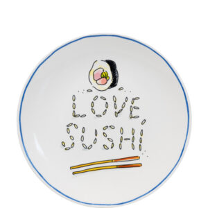 Blond Amsterdam SUSHI Plate 18cm Love 202068