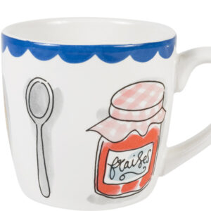 Blond Amsterdam Every Day Cappuccino beker Breakfast Icons 0,5L 202439